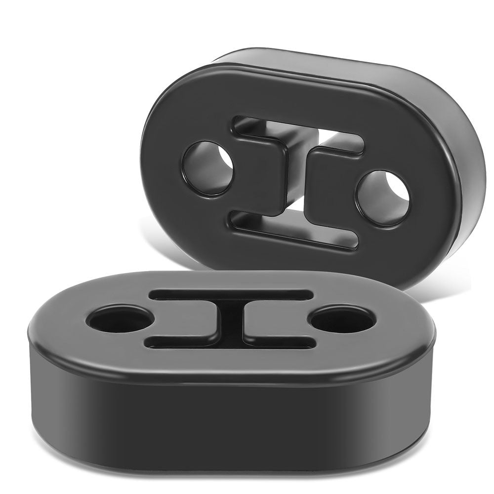 2PC 2-Hole Exhaust Hanger Insulators Mounting Bracket 14-2001