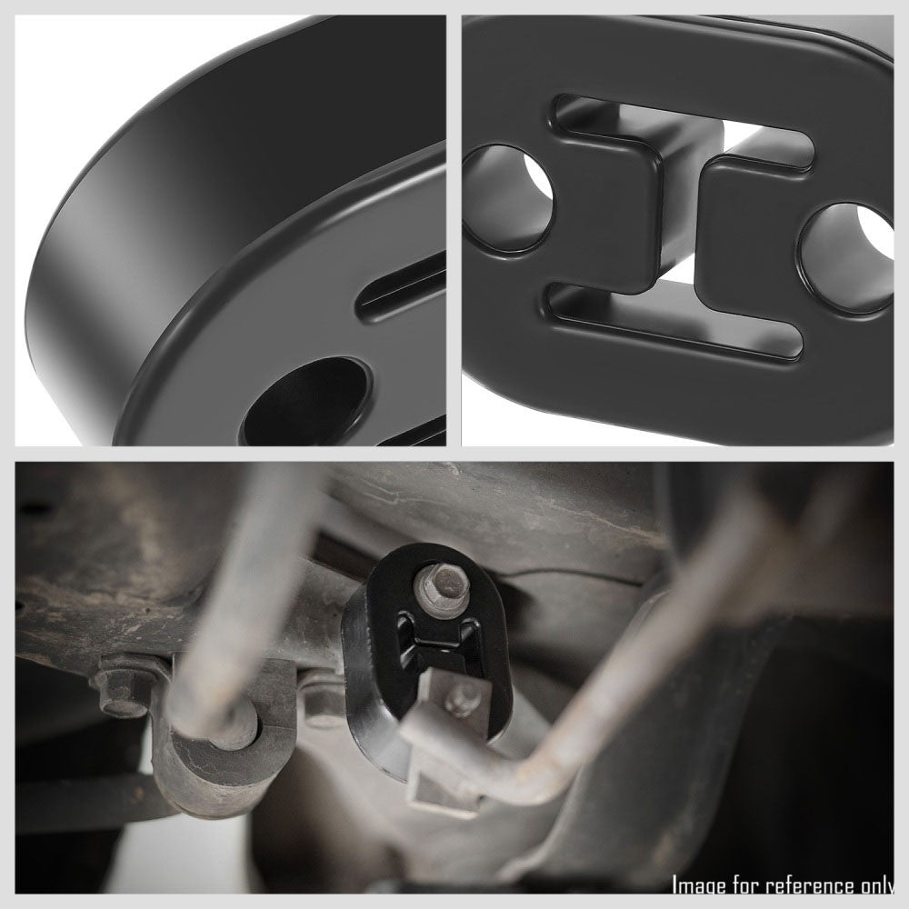 2PC 2-Hole Exhaust Hanger Insulators Mounting Bracket 14-2001