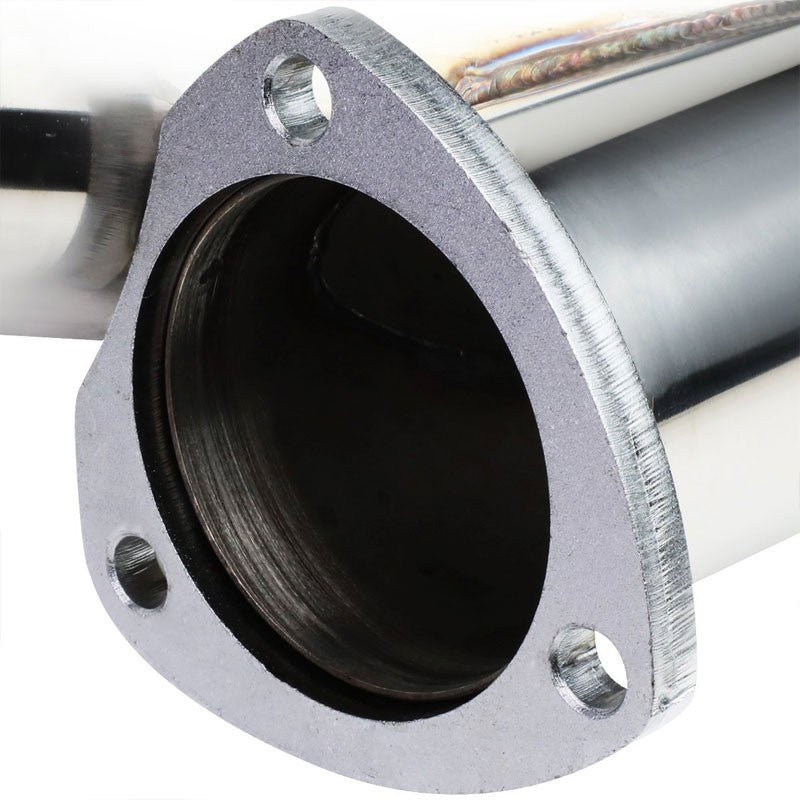 3.00" OD-3.00" OD 16 Guage SS 3-Bolt Racing Exhaust Cutout For Y-Pipe Catback-Performance-BuildFastCar