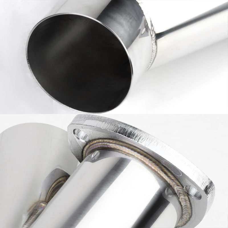 3.00" OD-3.00" OD 16 Guage SS 3-Bolt Racing Exhaust Cutout For Y-Pipe Catback-Performance-BuildFastCar