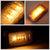 4x Smoke LED Side Marker Light For 15-19 GMC Sierra 2500/3500 HD Dually Fender-Lighting-BuildFastCar-BFC-SML-CHV15HD-SM