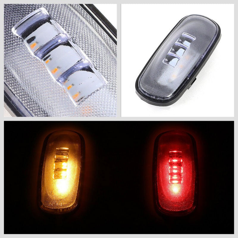 4x Clear LED Clearance Side Marker Light For 03-09 Ram 2500/3500 Dually Fender-Lighting-BuildFastCar-BFC-SML-DOD03RAM-CH