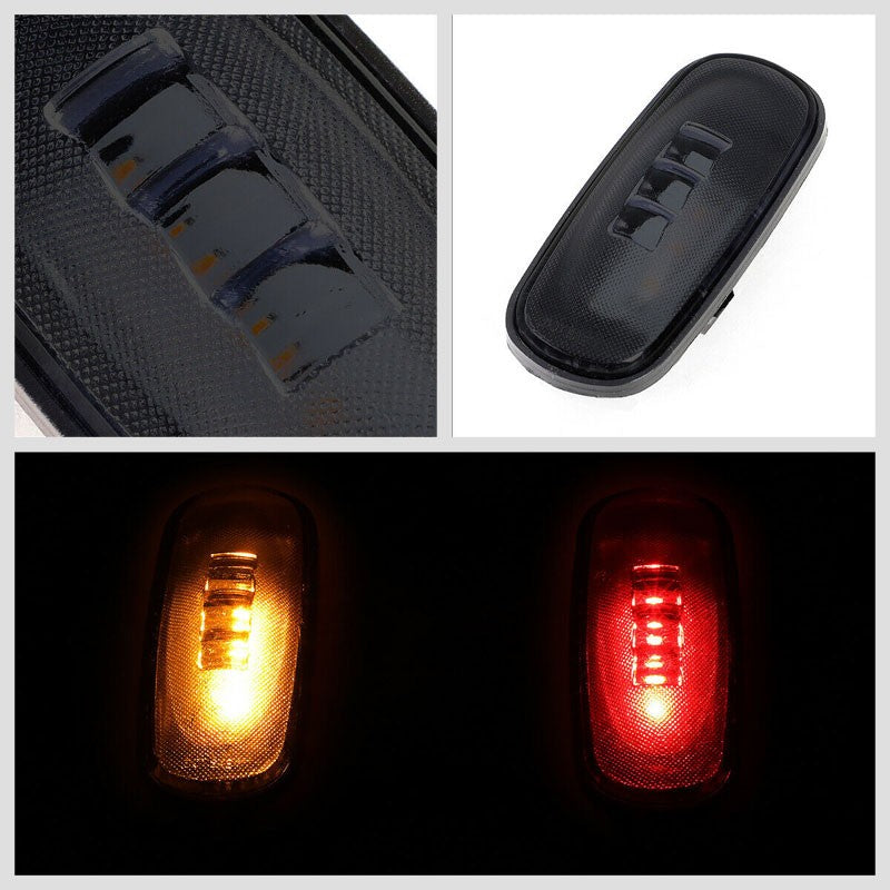 4x Smoke LED Clearance Side Marker Light For 03-09 Ram 2500/3500 Dually Fender-Lighting-BuildFastCar-BFC-SML-DOD03RAM-SM