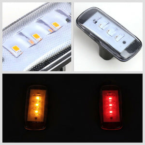 4x Clear LED Clearance Side Marker Light For 10-17 Dodge Ram 3500 Dually Fender-Lighting-BuildFastCar-BFC-SML-DOD10RAM35-CH