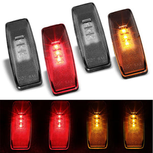 4x Clear LED Clearance Side Marker Light For Dodge 94-01 Ram 1500 Dually Fender-Lighting-BuildFastCar-BFC-SML-DOD94RAM-CH