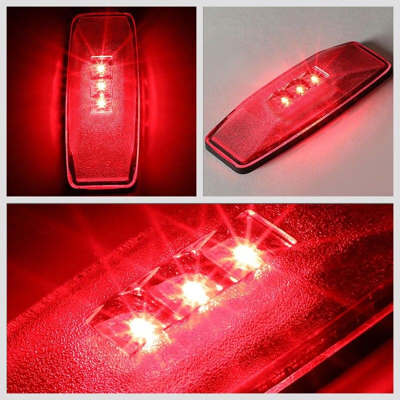 4x Clear LED Clearance Side Marker Light For Dodge 94-01 Ram 1500 Dually Fender-Lighting-BuildFastCar-BFC-SML-DOD94RAM-CH