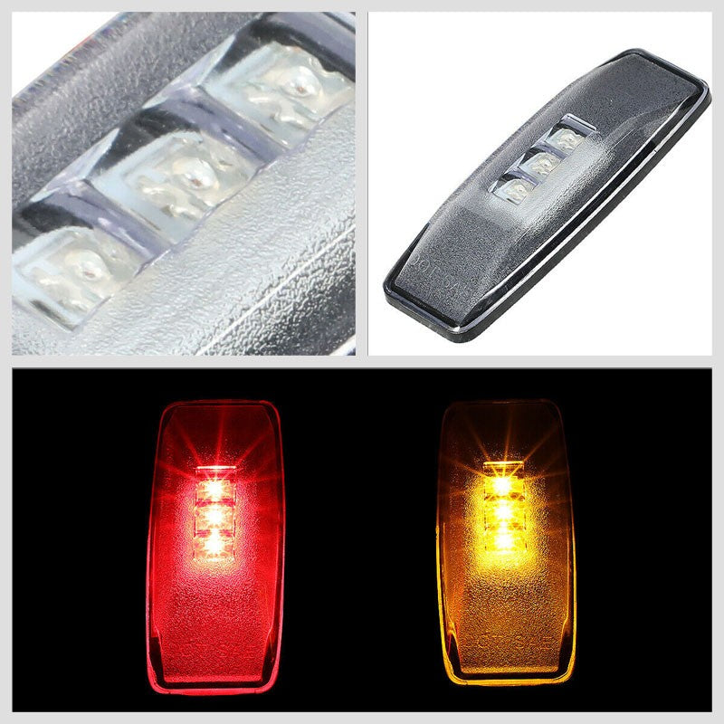 4x Clear LED Clearance Side Marker Light For Dodge 94-01 Ram 1500 Dually Fender-Lighting-BuildFastCar-BFC-SML-DOD94RAM-CH