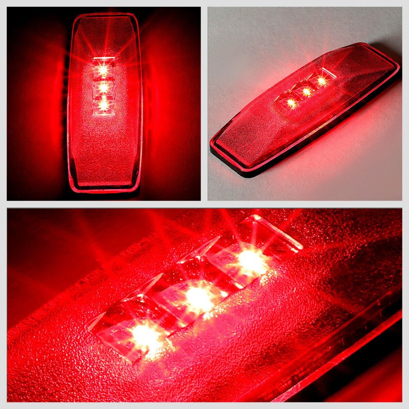 4x Smoke LED Clearance Side Marker Light For 94-02 Ram 2500/3500 Dually Fender-Lighting-BuildFastCar-BFC-SML-DOD94RAM-SM