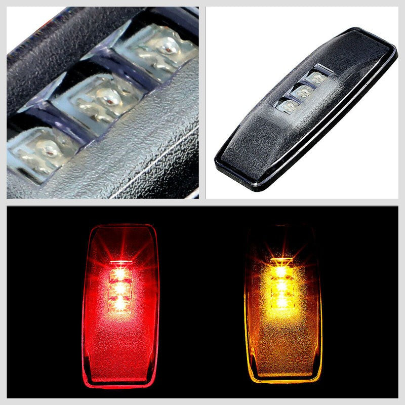 4x Smoke LED Clearance Side Marker Light For 94-02 Ram 2500/3500 Dually Fender-Lighting-BuildFastCar-BFC-SML-DOD94RAM-SM