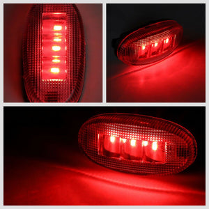 4x Smoke LED Clearance Side Marker Light For 11-18 Ford F-450 SD Dually Fender-Lighting-BuildFastCar-BFC-SML-FOR11SD-SM