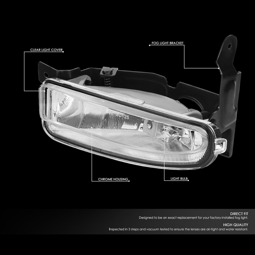 Front Bumper Replace Left Halogen Fog Light 880 Bulb For 01-02 Saturn L100
