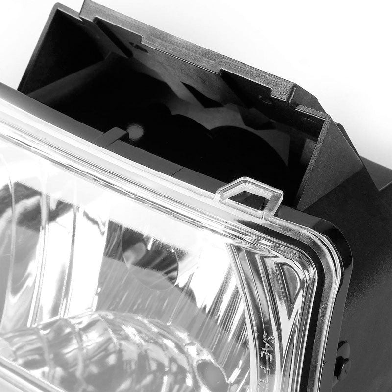 Front Bumper Driving Fog Light Lamp CHrome Housing Clear Lens For 04-12 Colorado-Exterior-BuildFastCar