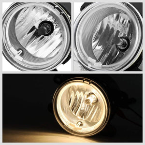 Front Bumper Fog Light Lamp+Halo Ring CCFL DRL+Bulb Clear Lens For 11-14 Charger-Exterior-BuildFastCar
