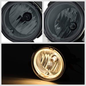 Front Bumper Fog Light Lamp+Halo Ring CCFL DRL+Bulb Smoke Lens For 11-14 Charger-Exterior-BuildFastCar