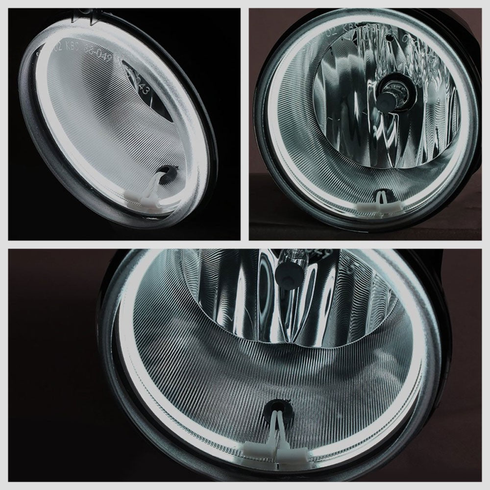Smoke OE Halo Fog Light Lamp 05-10 Chrysler 300 08-09 Caliber SRT-4 06 Charger SRT-8 BFC-FOLK-SW-CHY300-HALOSM