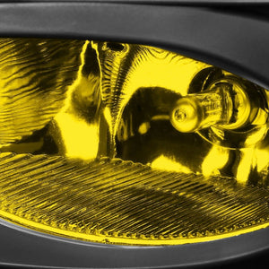 Front Bumper Fog Light Lamp Black Bezel+Bulbs Amber Lens For 12 Civic 4Dr Sedan-Exterior-BuildFastCar