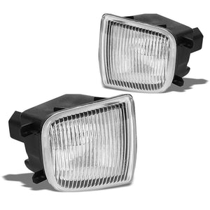 Front Bumper Driving Fog Light Lamp+H3 Bulbs Clear Lens For 99-04 Pathfinder R50-Exterior-BuildFastCar