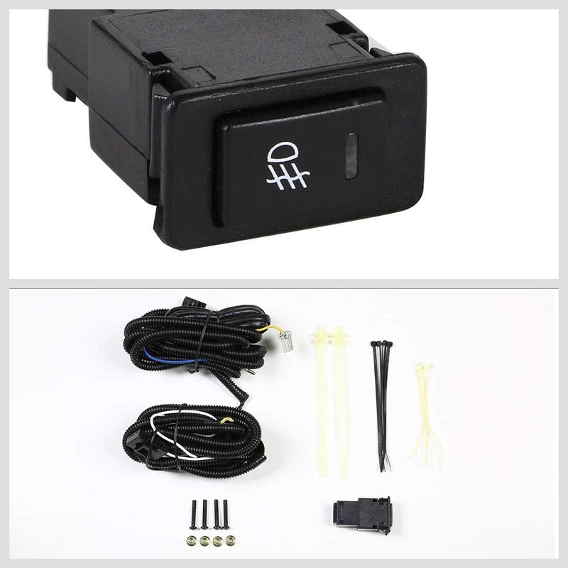 Front Bumper Driving Fog Light Lamp+H3 Bulbs Clear Lens For 99-04 Pathfinder R50-Exterior-BuildFastCar