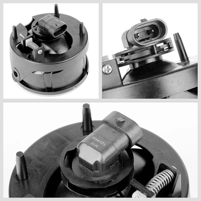 Front Bumper Fog Light Lamp+Halo Ring CCFL DRL+Bulb Smoke Lens For 08-11 Ranger-Exterior-BuildFastCar