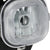 Front Bumper Replace Left/Right Halogen Fog Light H10 Bulb For 01-04 F-350 SD