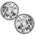 Front Bumper Replace Left/Right Halogen Fog Light 07-14 Sierra 2500 HD BFC-FOLK-OE-0060-LR