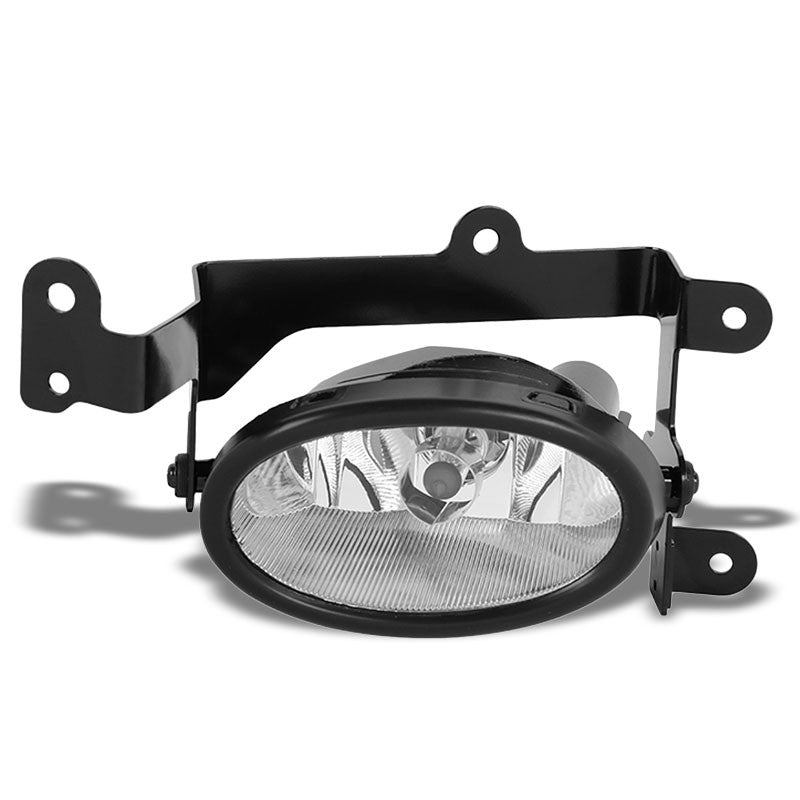 OE Style Front Left Side Fog Light Lamp Chrome/Clear For 01-03 Honda Civic 1.7L-Lighting-BuildFastCar