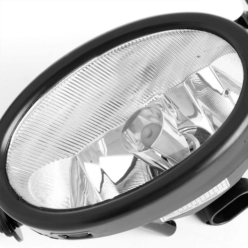 OE Style Front Left/Right Fog Light Lamp Chrome/Clear For 01-03 Honda Civic 1.7L-Lighting-BuildFastCar