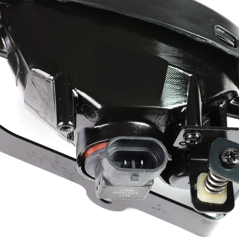 OE Style Front Left Side Fog Light Lamp Chrome/Clear For 01-03 Honda Civic 1.7L-Lighting-BuildFastCar