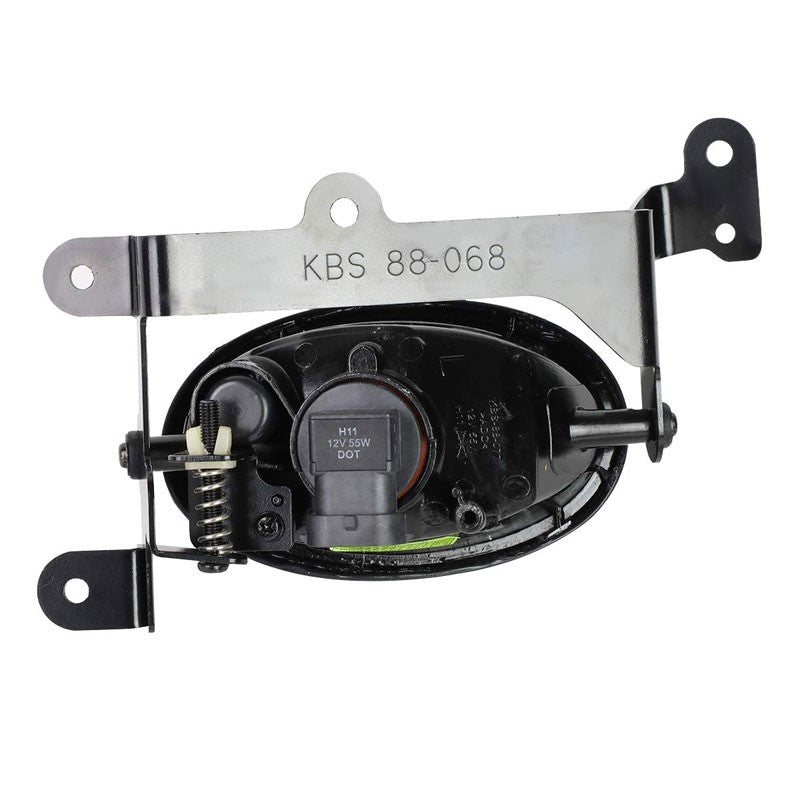 OE Style Front Left/Right Fog Light Lamp Chrome/Clear For 01-03 Honda Civic 1.7L-Lighting-BuildFastCar