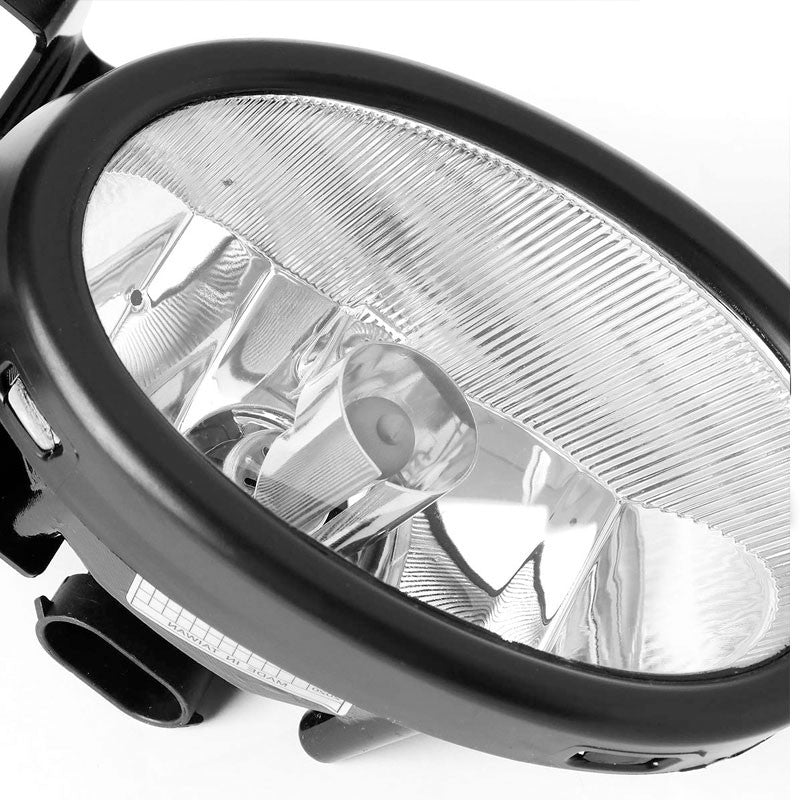 OE Style Front Left/Right Fog Light Lamp Chrome/Clear For 01-03 Honda Civic 1.7L-Lighting-BuildFastCar