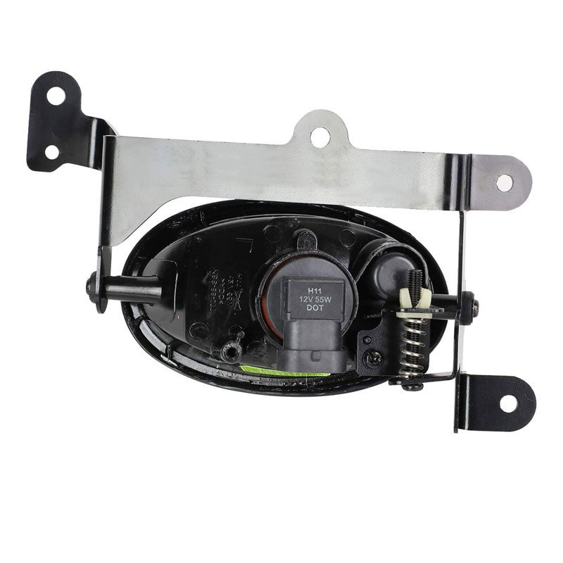 OE Style Front Left/Right Fog Light Lamp Chrome/Clear For 01-03 Honda Civic 1.7L-Lighting-BuildFastCar