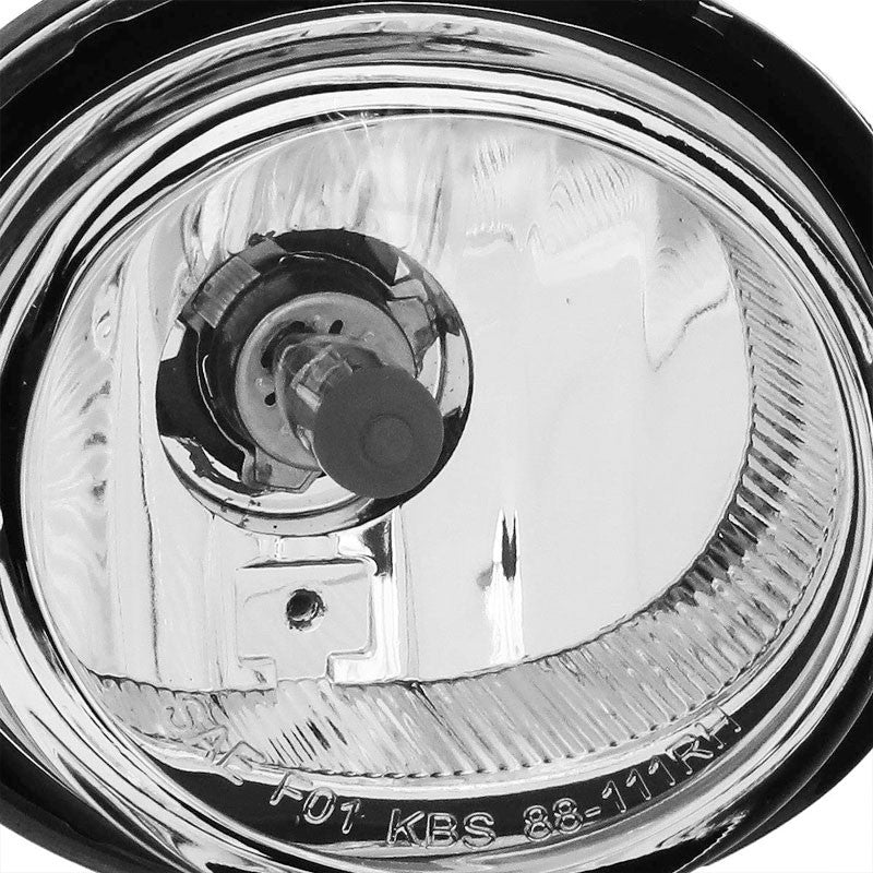 OE Style Front Right Side Fog Light Lamp Chrome/Clear For 07-09 Mazda CX-7-Lighting-BuildFastCar-BFC-FOLK-MAZ07CX7-R