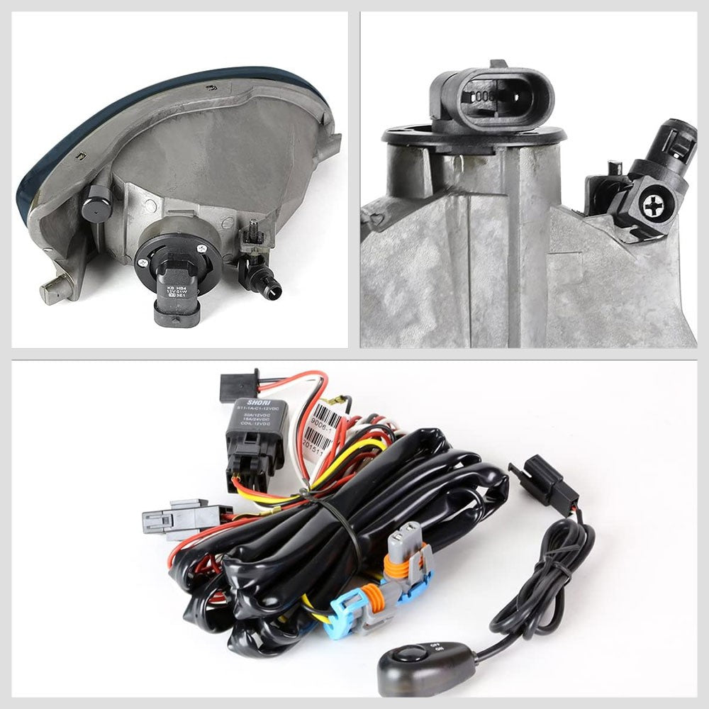 Lexus RX330 XU30 Smoke Lens Reflector Fog Light Lamp Kit