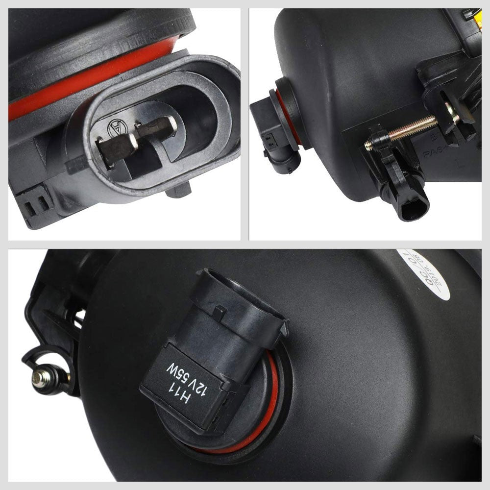 Front Bumper Amber Lens Fog Light Lamp+Bulbs For 07-08 BMW 328i 328xi-Lighting-BuildFastCar
