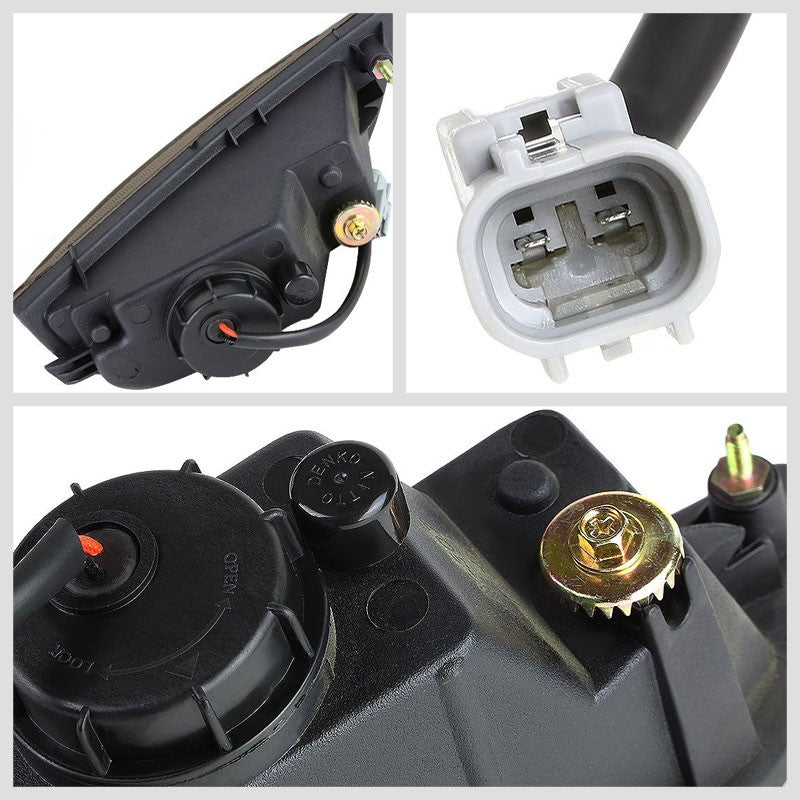 Smoke Lens Front Bumper Fog Light Lamp+Bulb For Toyota 01-02 Corolla E120