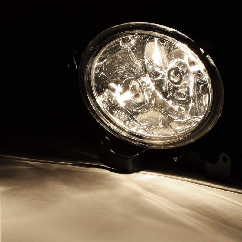 Front Bumper Driving Fog Light Lamp+Switch+Bulbs Smoke Lens For 03-05 Accent 4Dr-Exterior-BuildFastCar