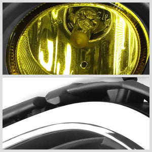 Front Bumper Fog Light Lamp Kit Chrome Bezel+Bulb Amber Lens For 14-16 Mazda 6-Exterior-BuildFastCar