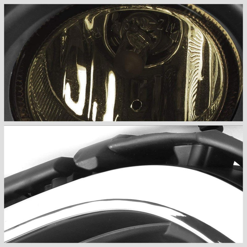 Front Bumper Fog Light Lamp Kit Chrome Bezel+Bulb Smoke Lens For 14-16 Mazda 6-Exterior-BuildFastCar