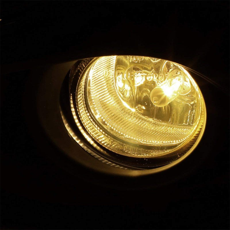 Front Bumper Fog Light Lamp Kit Black Bezel+Bulbs Clear Lens For 14-16 Mazda 6-Exterior-BuildFastCar