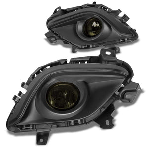 Front Bumper Fog Light Lamp Kit Black Bezel+Bulbs Smoke Lens For 14-16 Mazda 6-Exterior-BuildFastCar