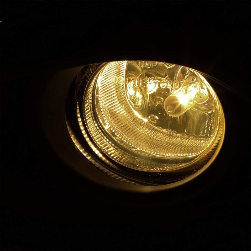 Front Bumper Fog Light Lamp Kit Black Bezel+Bulbs Smoke Lens For 14-16 Mazda 6-Exterior-BuildFastCar