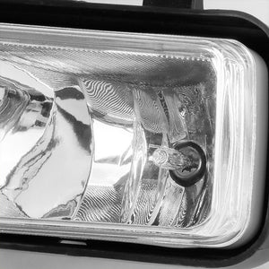 Front OE Fog Light Lamp+Chrome Bezel+Bulbs Clear Lens For 15-18 Yukon/Yukon XL-Exterior-BuildFastCar