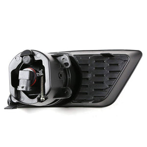 Front Bumper Drive Fog Light Lamp Black Bezel+Bulbs Smoke Lens For 11-14 Charger-Exterior-BuildFastCar