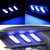 Mustang Style Blue LED DRL Bumper Fog Light Lamp Bezel Cover For 16-17 Civic-Exterior-BuildFastCar