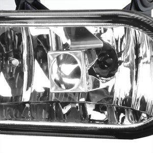 Front Bumper Driving Fog Light Lamp+Switch 899 Bulb Clear Len For 02-06 Escalade-Exterior-BuildFastCar
