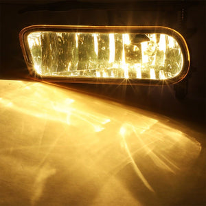 Front Bumper Driving Fog Light Lamp Kit 899 Bulbs Amber Lens For 02-06 Escalade-Exterior-BuildFastCar