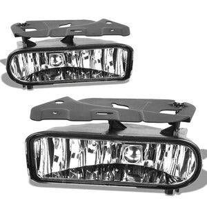 Front Bumper Driving Fog Light Lamp Kit 899 Bulbs Clear Lens For 02-06 Escalade-Exterior-BuildFastCar