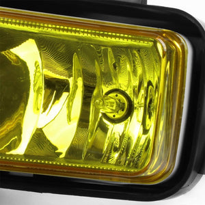 Front OE Fog Light Lamp+Black Bezel+Bulbs Amber Lens For 15-18 Tahoe/Suburban-Exterior-BuildFastCar