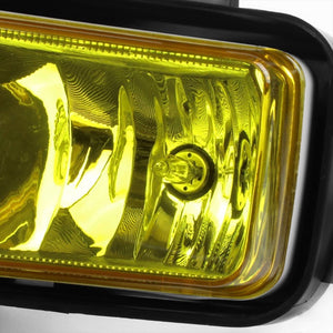Front OE Fog Light Lamp+Chrome Bezel+Bulbs Amber Lens For 15-18 Tahoe/Suburban-Exterior-BuildFastCar