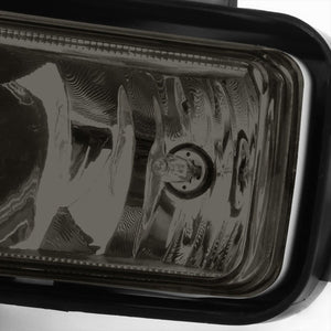 Front OE Fog Light Lamp+Chrome Bezel+Bulbs Smoke Lens For 15-18 Tahoe/Suburban-Exterior-BuildFastCar